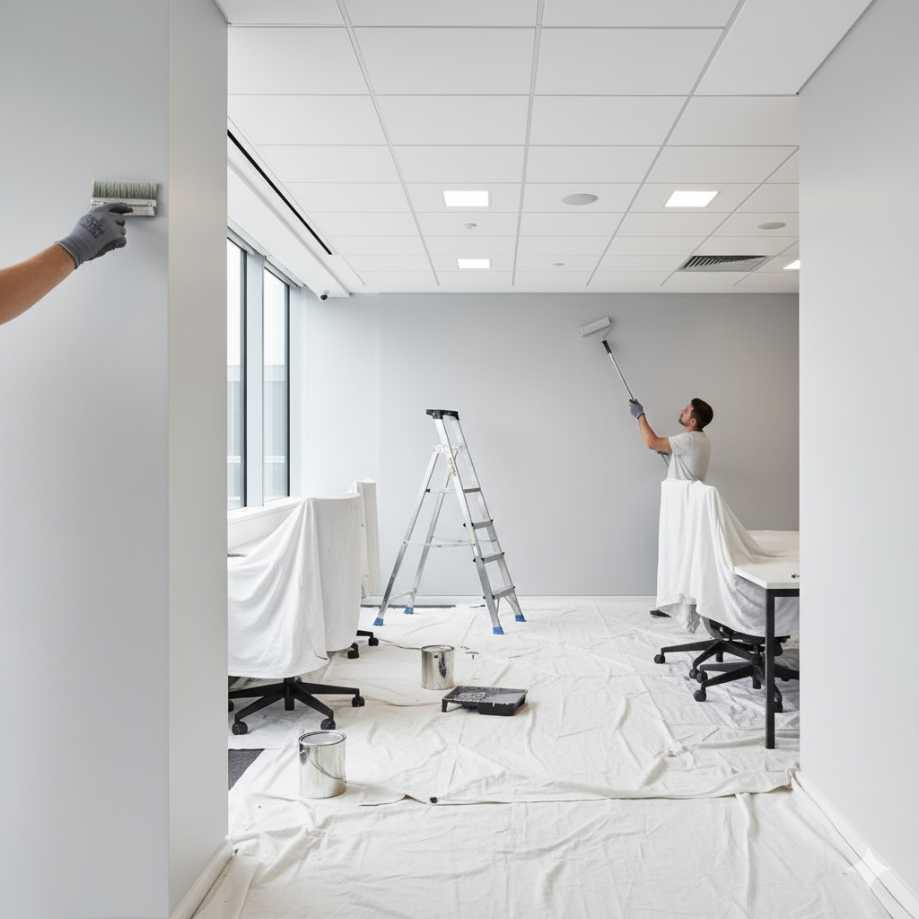 Office painting sydney by phoenix painting sydney