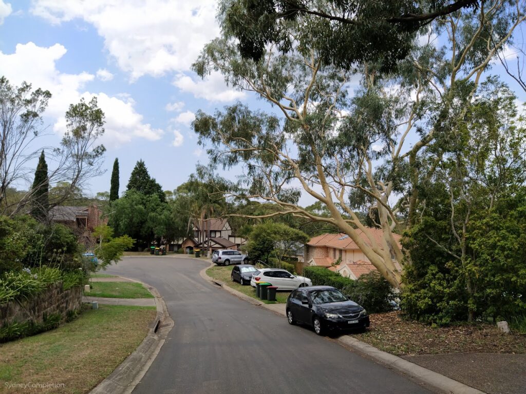 Cherrybrook - a service area of phoenix painting sydney